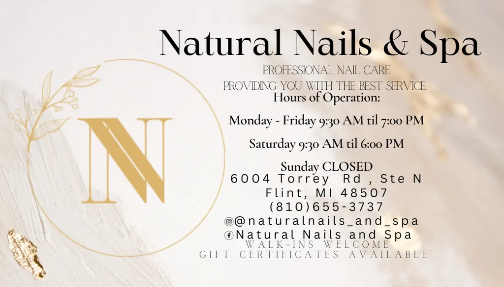Natural Nail & Spa — Nail salon in Flint